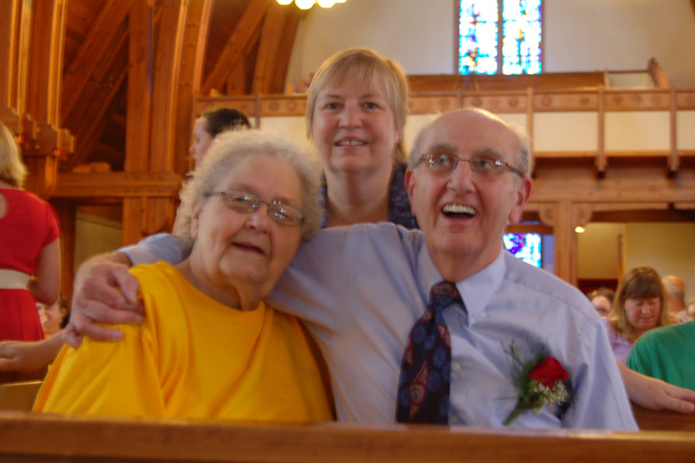 Professor Emerita Shirley Zurchauer at her retirement party in Norton Chapel